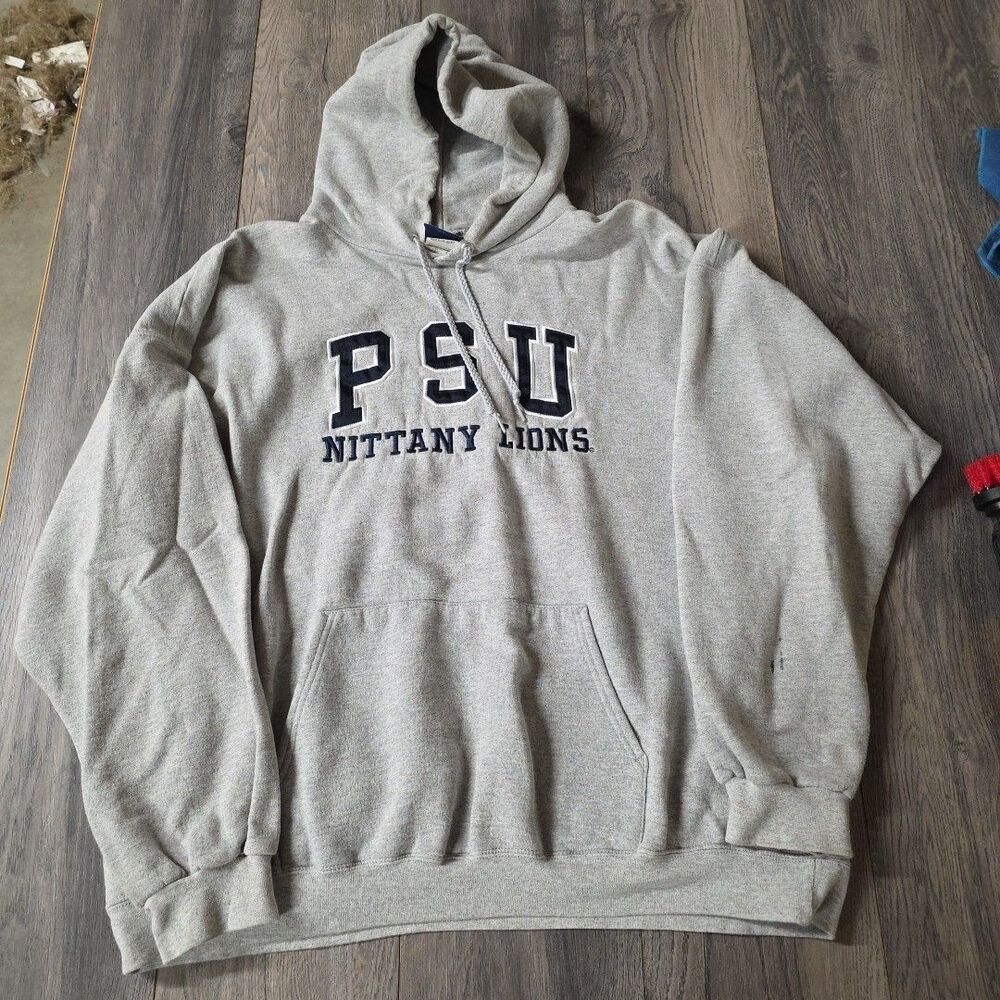 Penn State Nittany Lions AS Sports Hoodie Mens XL Large Gray Hoodie
